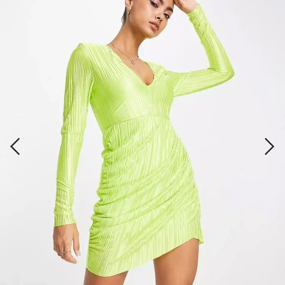 sachin and babi light blue dress Lime Green Halter Dress Prom Dress Formal Evening Dress Party Dress –  vivymakudress